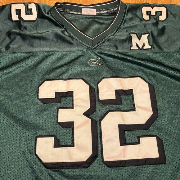Marshall Thundering Herd Green #32 Football Jersey Large Vintage - Picture 2 of 6